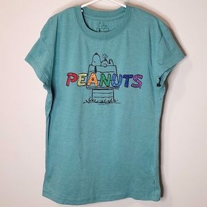 Y2K Peanuts Snoopy & Woodstock t-shirt